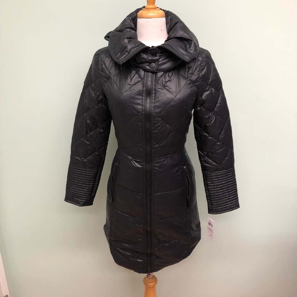 BCBGeneration | Women’s Down Coat with Hood | Black | XSmall